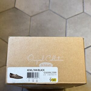 Dr. Scholl's Tan and Black Loafers Leopard Hair Kewl Tan/Black Excellent